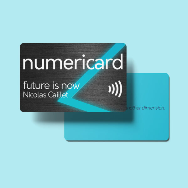 Numericard NFC Métal personnalisable - numericard metal noir scaled