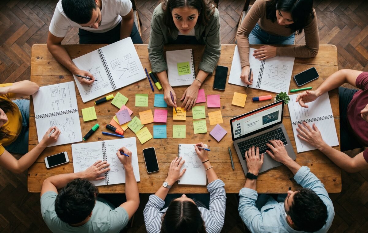 Cinq groupes de travail